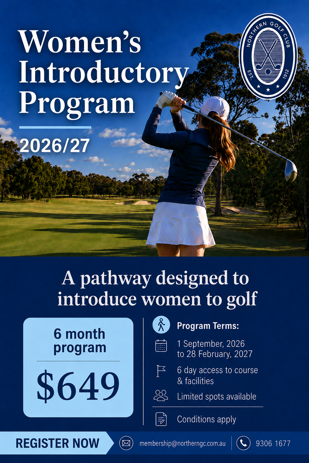 Women's Introductory Program 2026-27